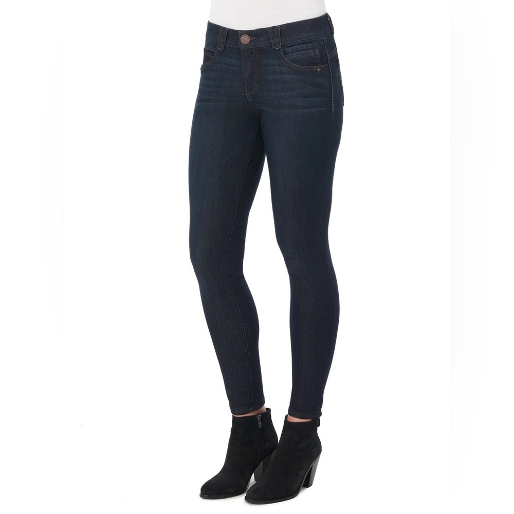 Democracy Dark Wash "Ab"solution Booty Lift Denim Stretch Jeans sz 10 Shaping